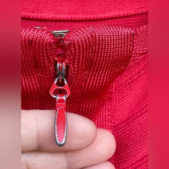 Hervé Léger Coral Bodycon Dress size XS - Picture 10 of 16